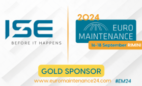 ISE Gold Sponsor EuroMaintenance24 – Rimini,16-17-18 Settembre – STAND 8 e 9